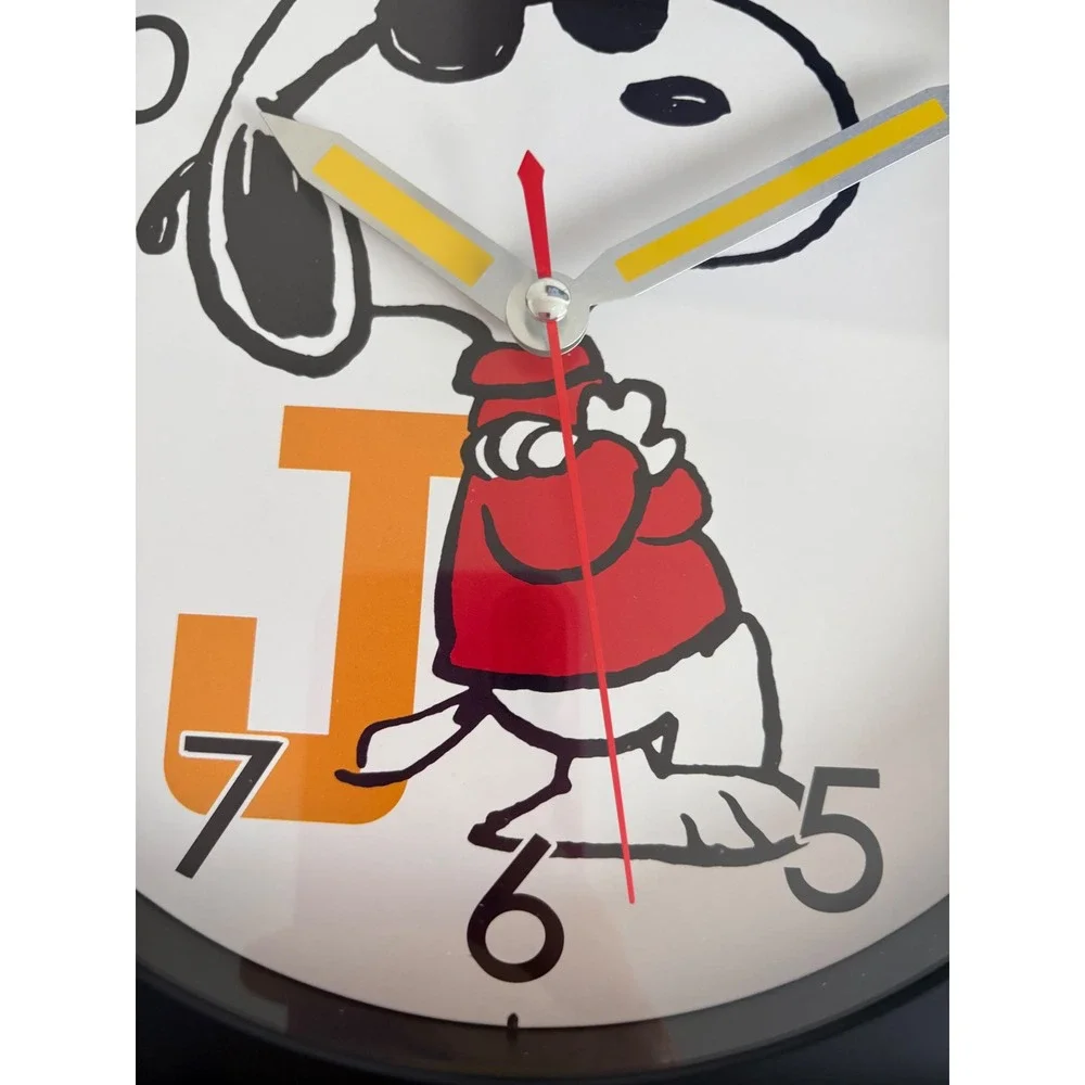 Peanuts Snoopy Joe Cool Wall Clock Unisex 10in Black New Joe Cool Graphic
